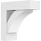Ekena Millwork Standard Thorton Architectural Grade PVC Bracket with Block Ends, 5"W x 14"D x 14"H BKTP05X14X14THR05 - alternate 1